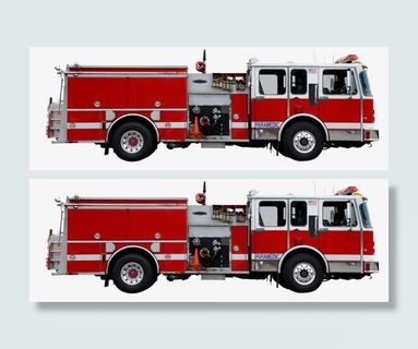 火灾消防车免抠