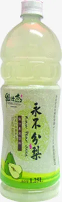 春天超市促销雪梨饮料免抠