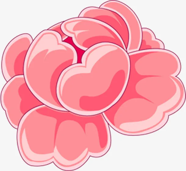 手绘卡通可爱花朵节日免抠