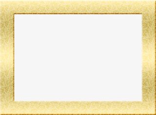 金色印花正方形边框中秋免抠