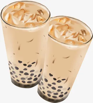 矢量奶茶烧仙草免抠