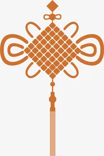 矢量卡通中国结免抠