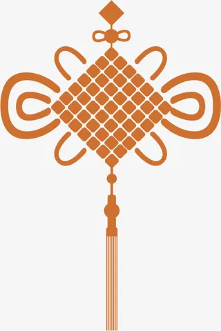 矢量卡通中国结免抠