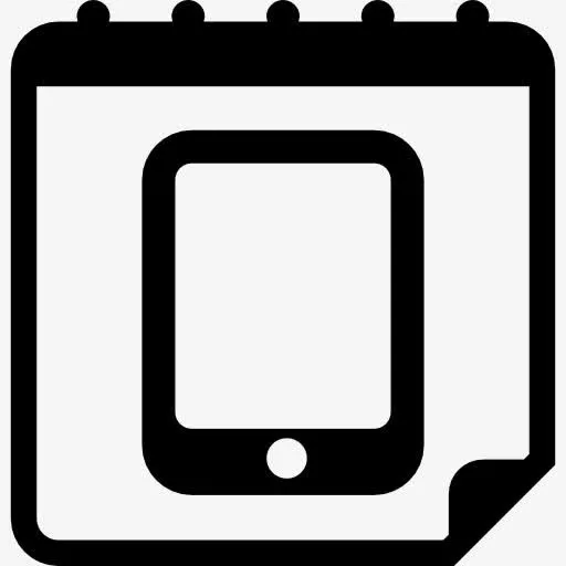 平板的提醒标志在日历页面图标免抠