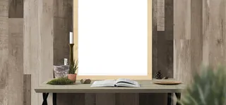 木纹背景边框海报高清