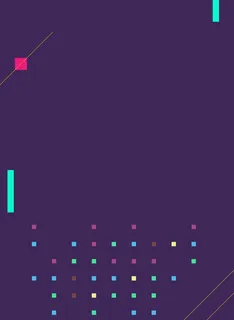 小清新扁平几何海报高清