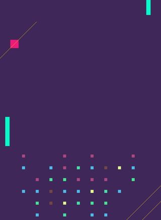 小清新扁平几何海报高清