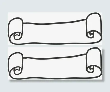 手绘标题矢量图免抠