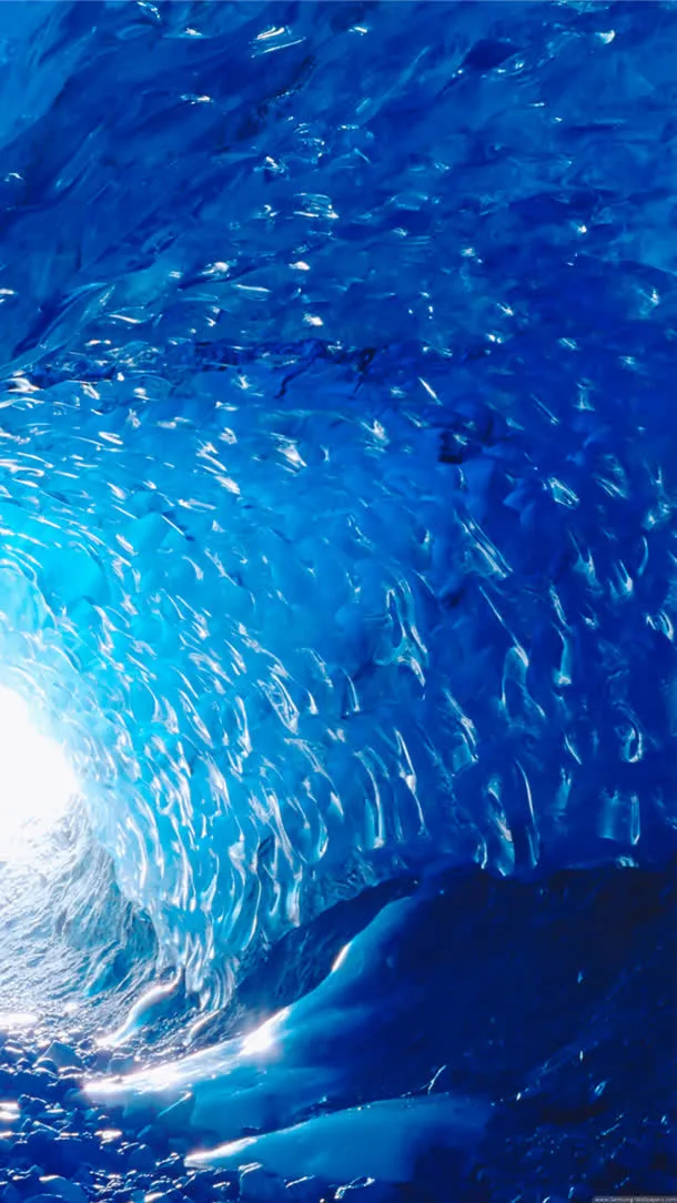 海底漩涡海波纹海水深蓝免抠