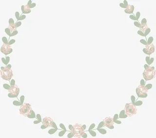 玫瑰花环免抠
