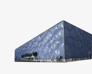 水立方建筑免抠