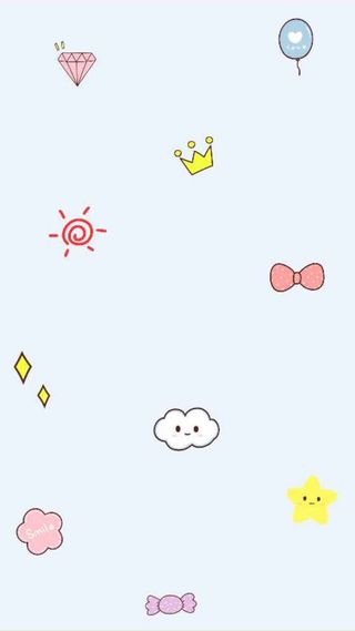 手绘卡通钻石气球免抠背景卡通/手绘元素