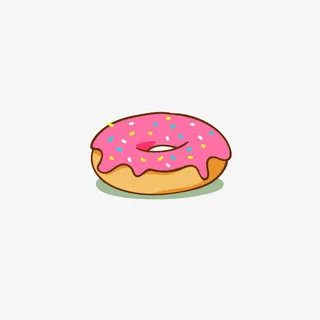 粉色甜甜圈免抠素材免抠
