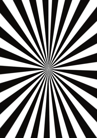 黑白放射线背景图免抠