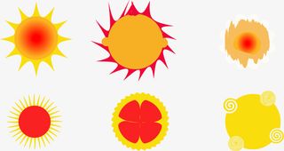 各种卡通形状免抠