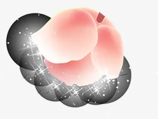 粉色炫酷花朵星光免抠