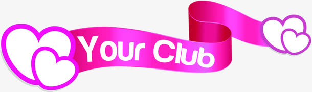 your club字体设计免抠