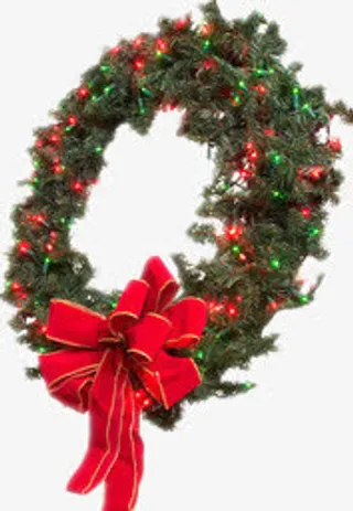 圣诞花环免抠