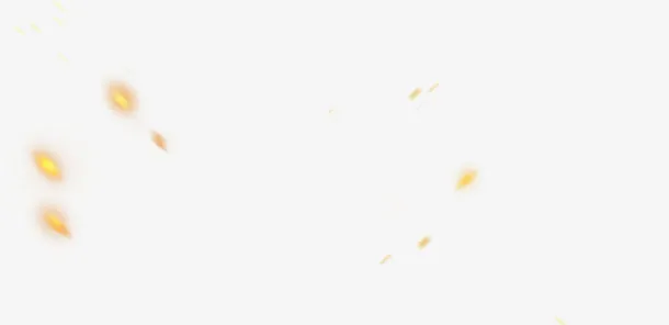 模糊金币漂浮免抠