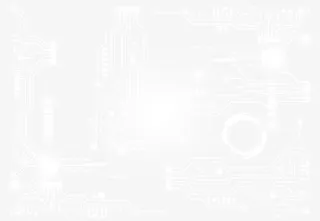 白色简约科幻电路板免抠