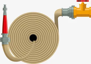 卡通手绘消防工具免抠