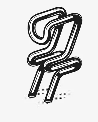 金属管造型免抠