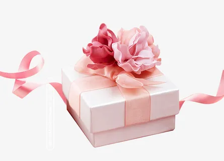 卡通文艺精美礼盒设计包装设计免抠