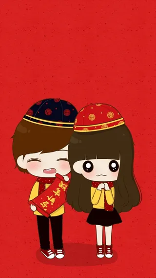 新年烟花动漫H5背景高清