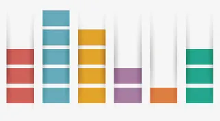 能量条柱形图素材免抠