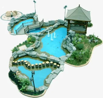 园林别致景观免抠