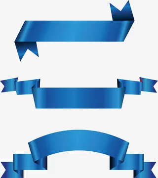 彩带标题框免抠