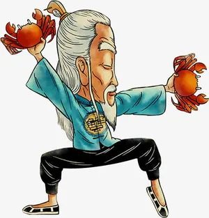 古代老人免抠