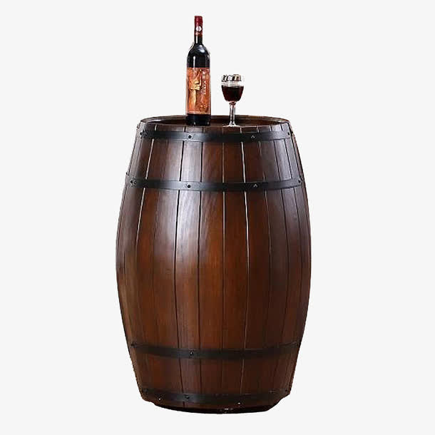 欧式复古酒窖酒桶免抠