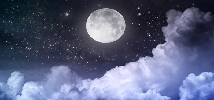 摄影月亮背景高清