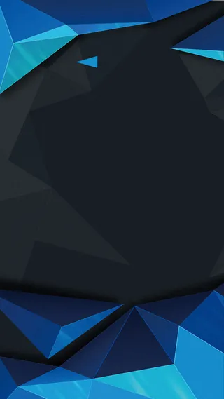 蓝黑色几何渐变H5背景高清