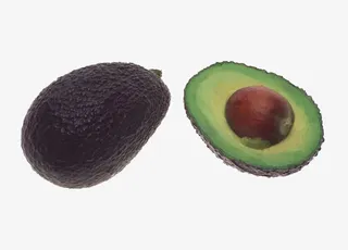 切开的牛油果免抠