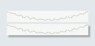 新年节日彩灯串免抠