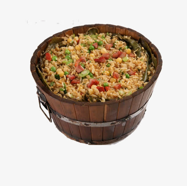 木桶米饭免抠元素免抠