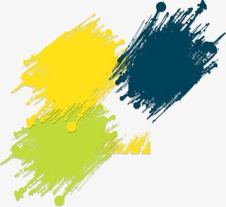 彩色撕裂图案底纹免抠