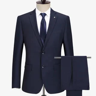 条纹西服套装免抠