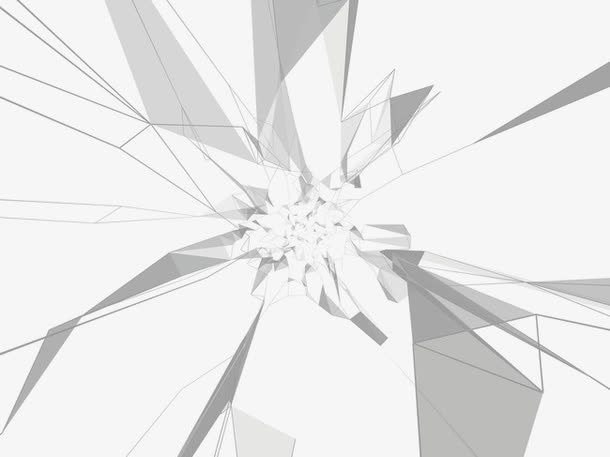 科技感几何线条免抠