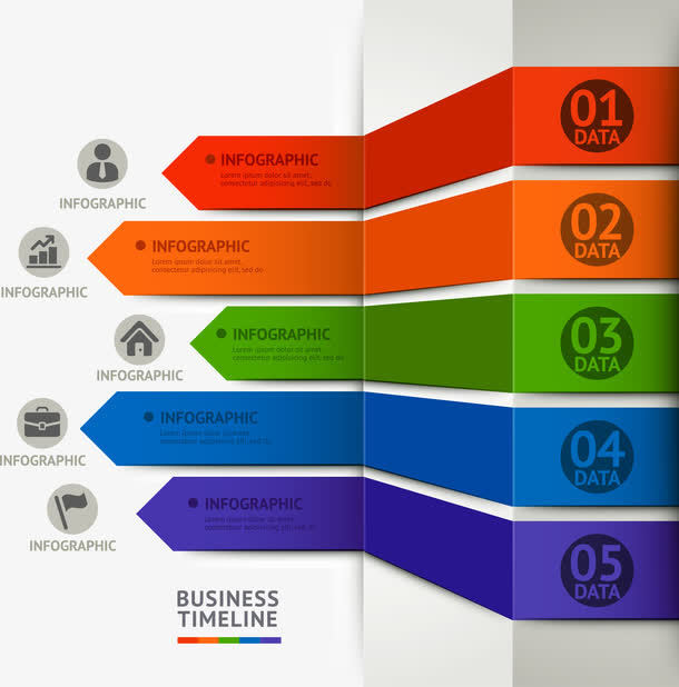 商务信息图表示意图免抠
