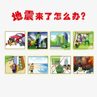 地震安全怎么办免抠