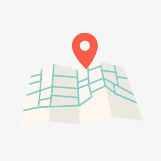 红色定位图标矢量图免抠