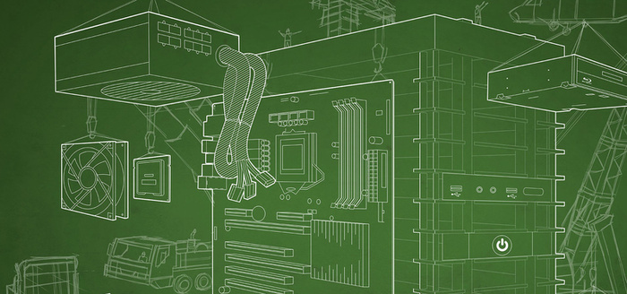 科技商务展板高清