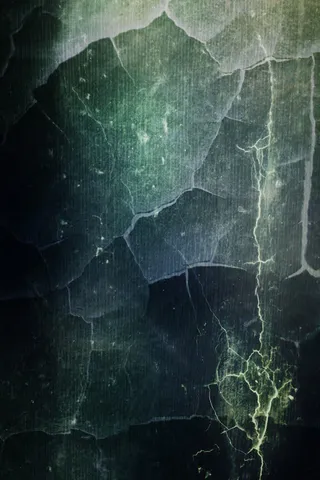 青色带裂纹墙壁背景