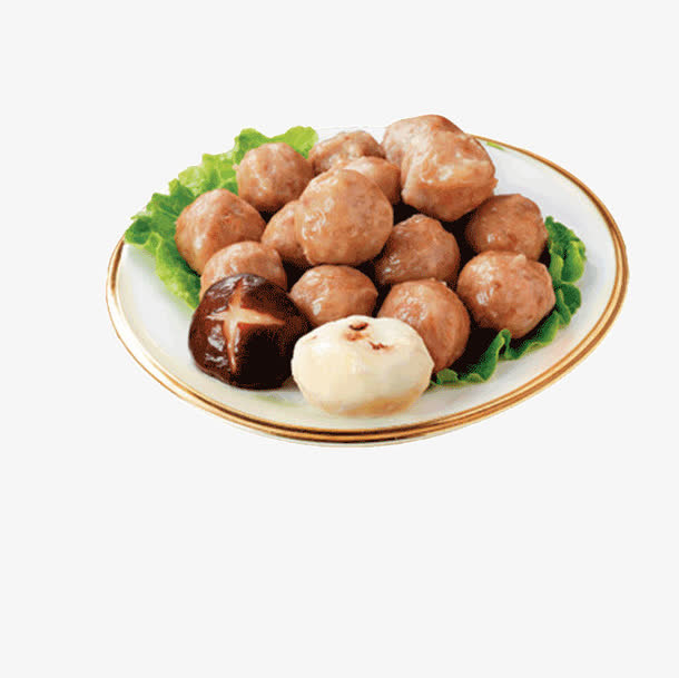 贡丸香菇免抠