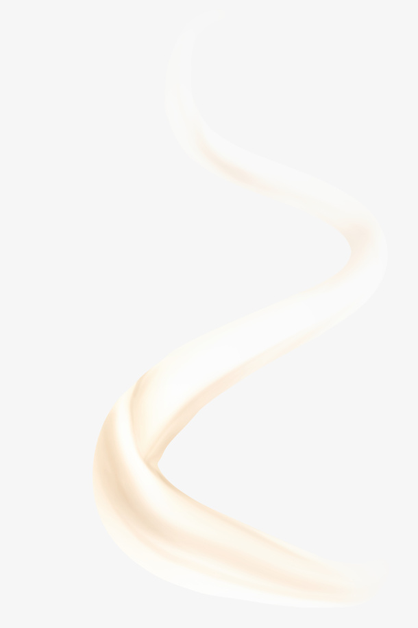 仙气黄色飘带免抠