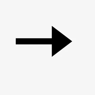 直线箭头指示方向几何矢量图免抠