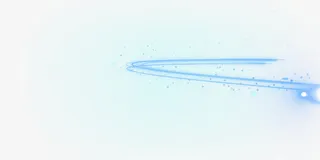 蓝色科技光效海报装饰免抠